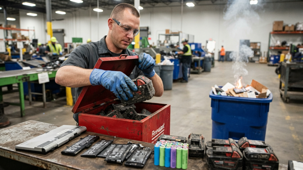How to safely dispose of lithium-ion batteries (and avoid fires)