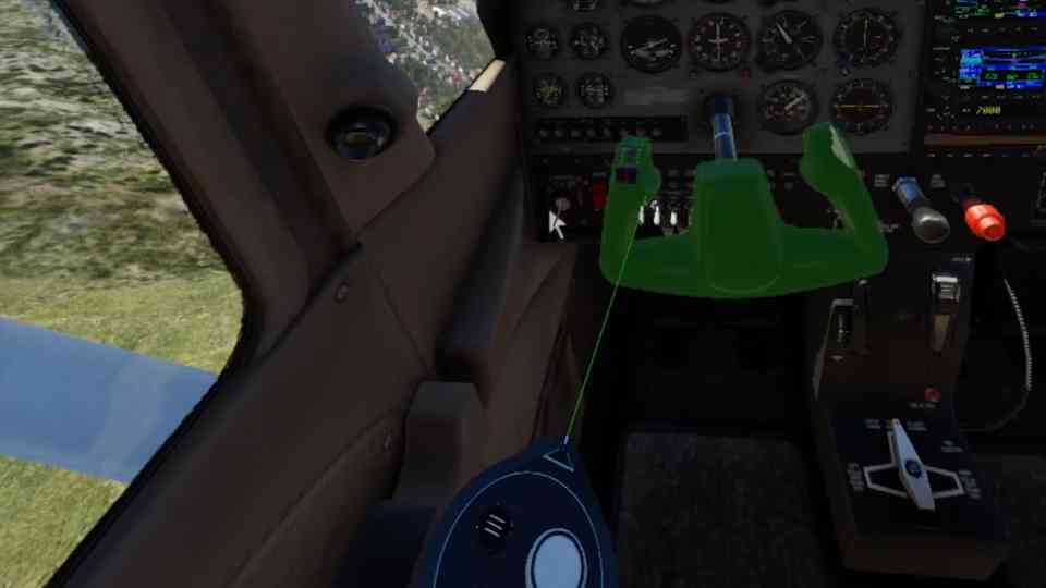 Flight simulation in virtual reality - Pimax Crystal showcase