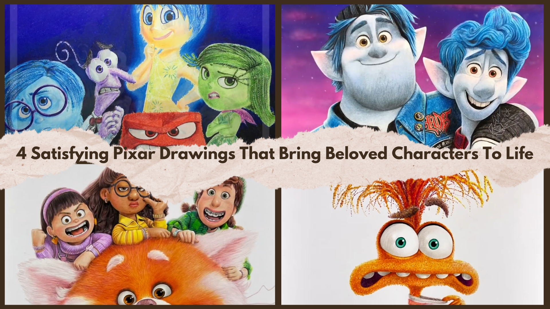 4 satisfying Pixar drawings that bring beloved characters to life