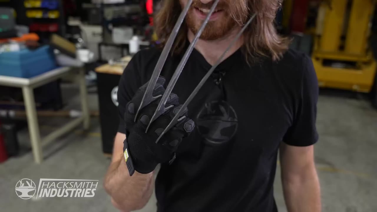 These wolverine claws can repair themselves - then he put them through hell