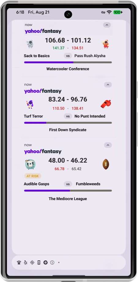 Live updates on your lock screen, now on Android — and even better on iOS