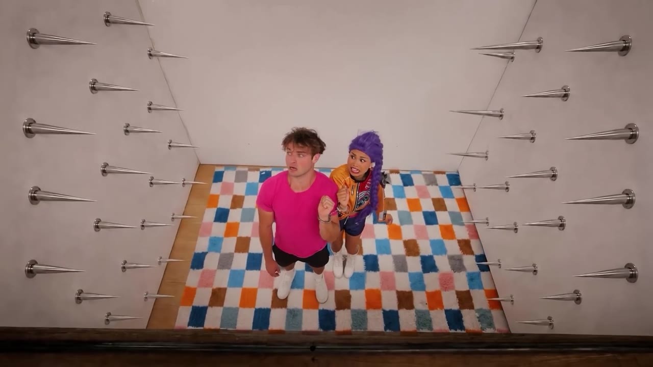 They were stuck - then the room started shrinking