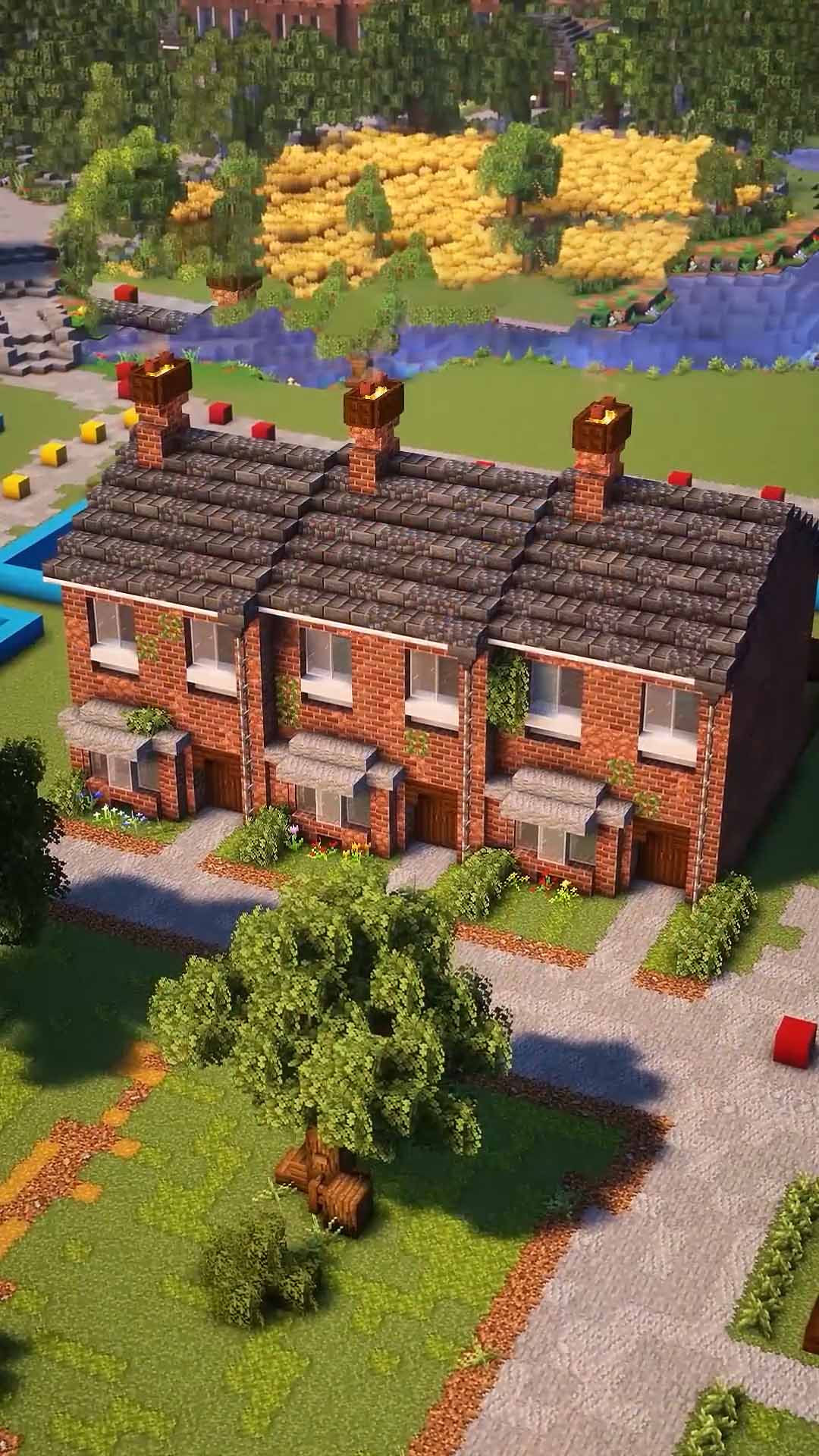 This British village row house build adds real UK charm