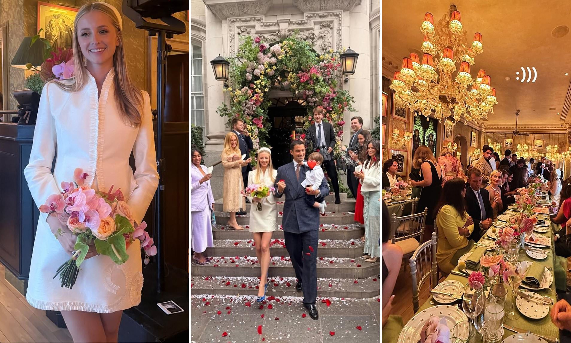 Heiress Isabel Getty, 32, marries British financier, 41, in stylish ...