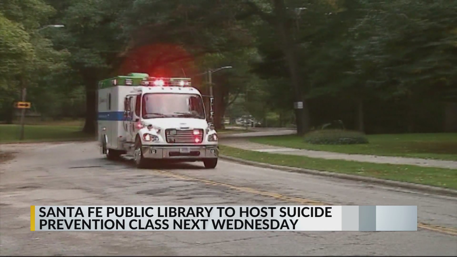 Santa Fe Public Library to host suicide prevention class next Wednesday