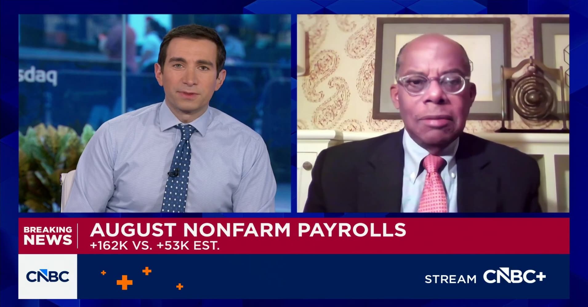 Roger Ferguson on the August jobs report: The labor market is clearly ...