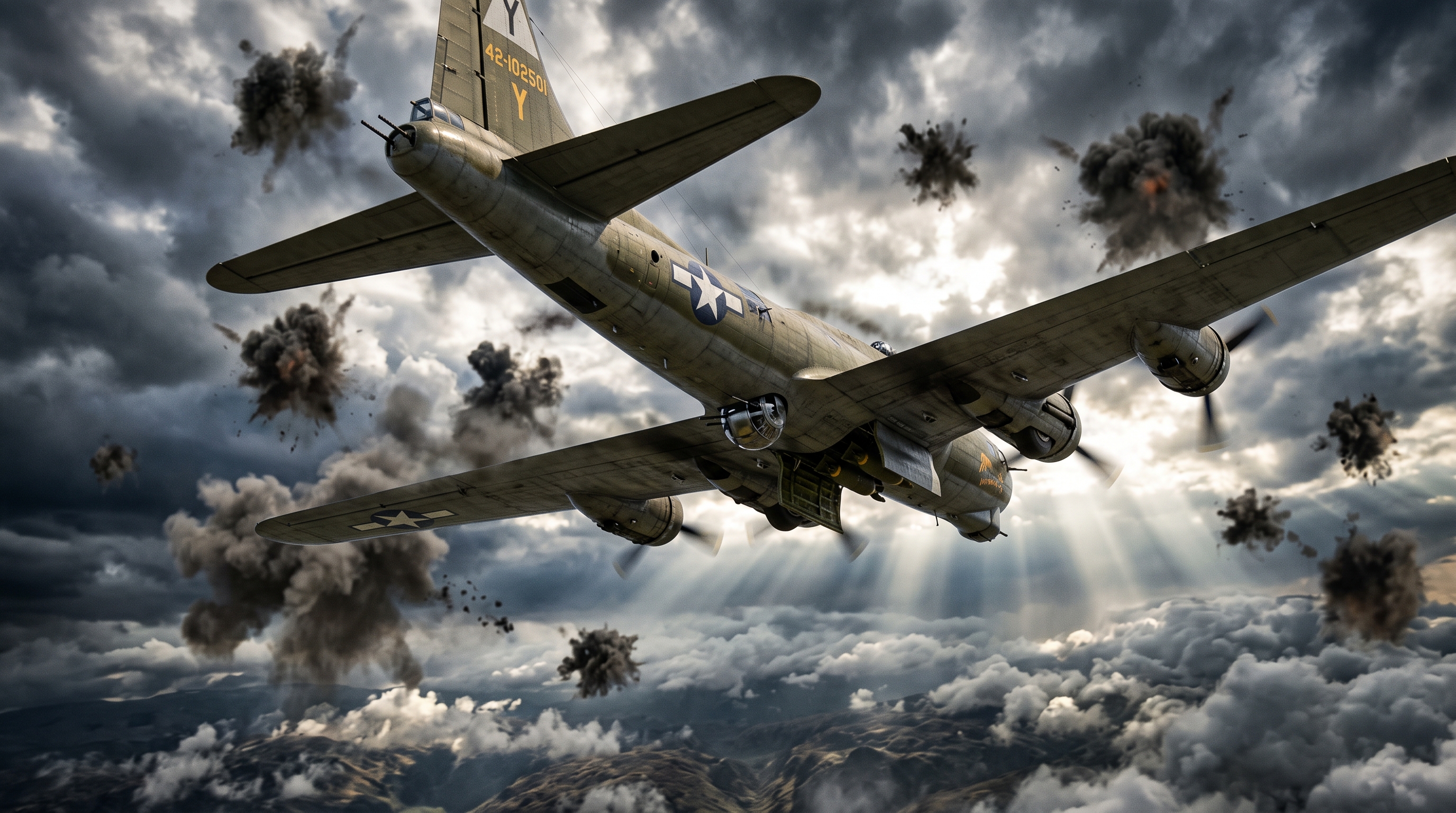 O B-17 era chamado de 