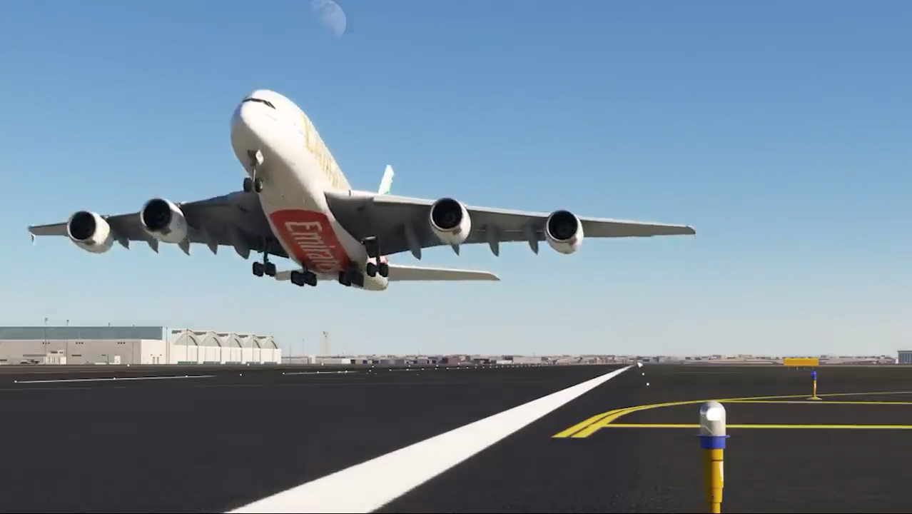 A380 is here! Emirates at Dubai in Microsoft Flight Simulator (full ...