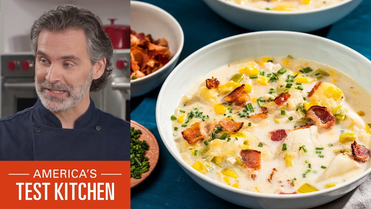 Hearty New England seafood chowder made easy