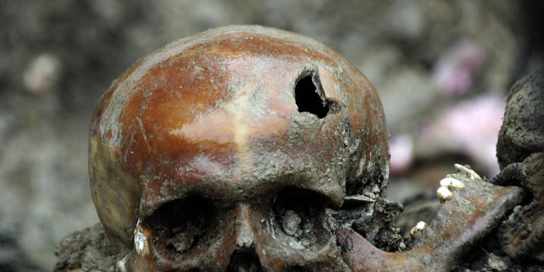 Archaeologists exploring ancient caves found grisly remnants of a Stone ...