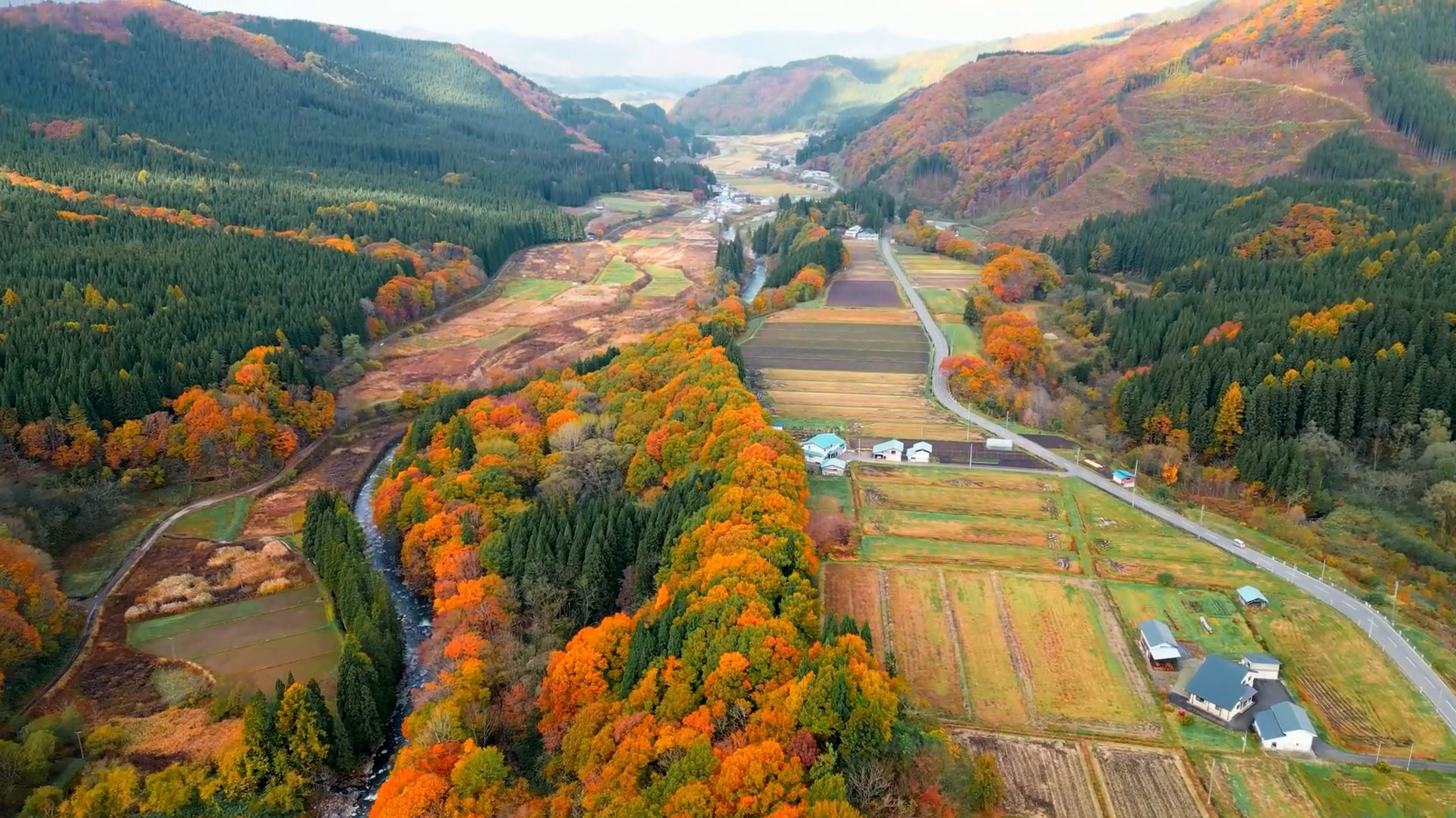 Tohoku Japan incredible fall scenery
