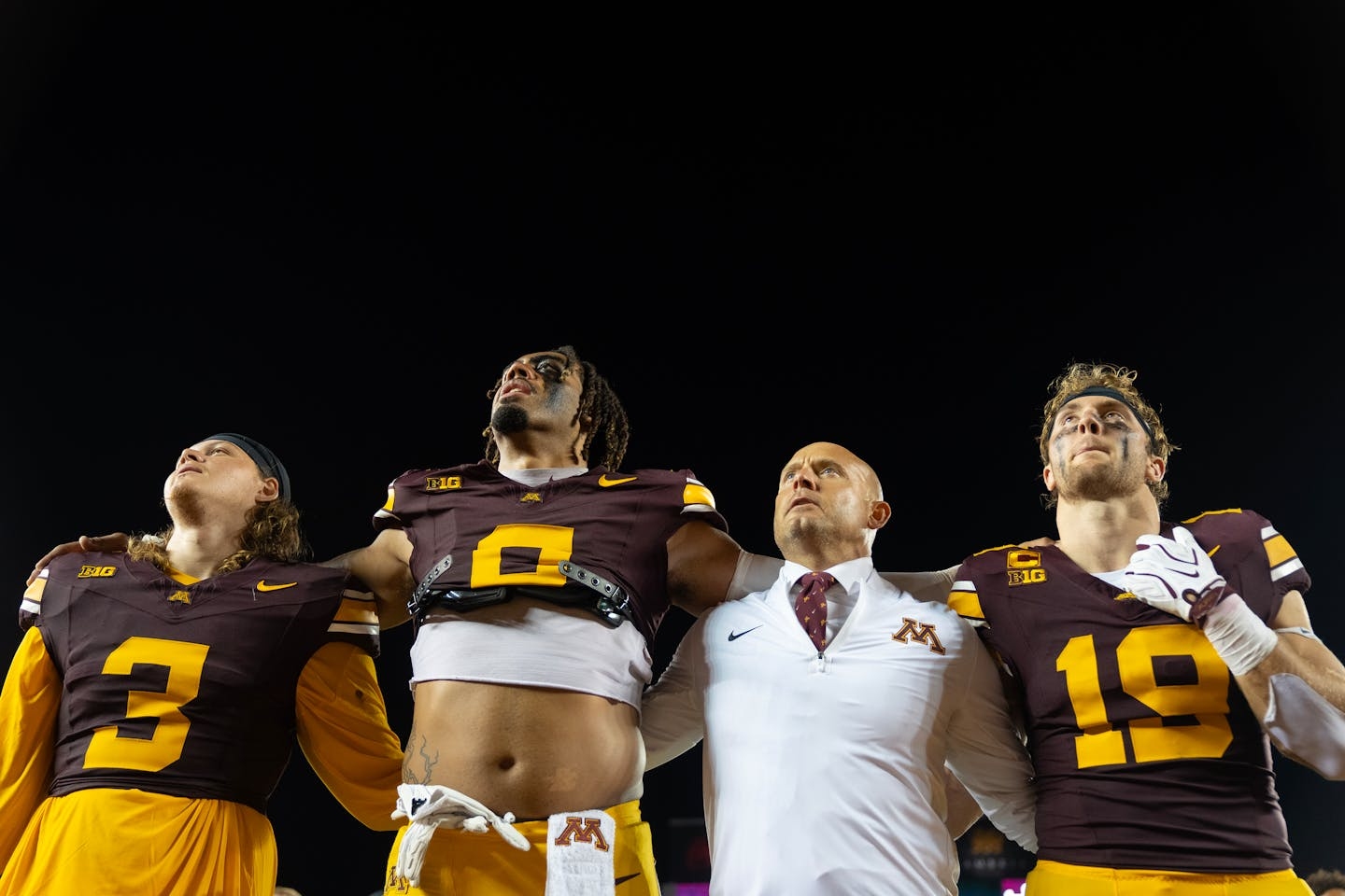 Gophers football rolls in opener: Record-setting night fuels 52-point rout