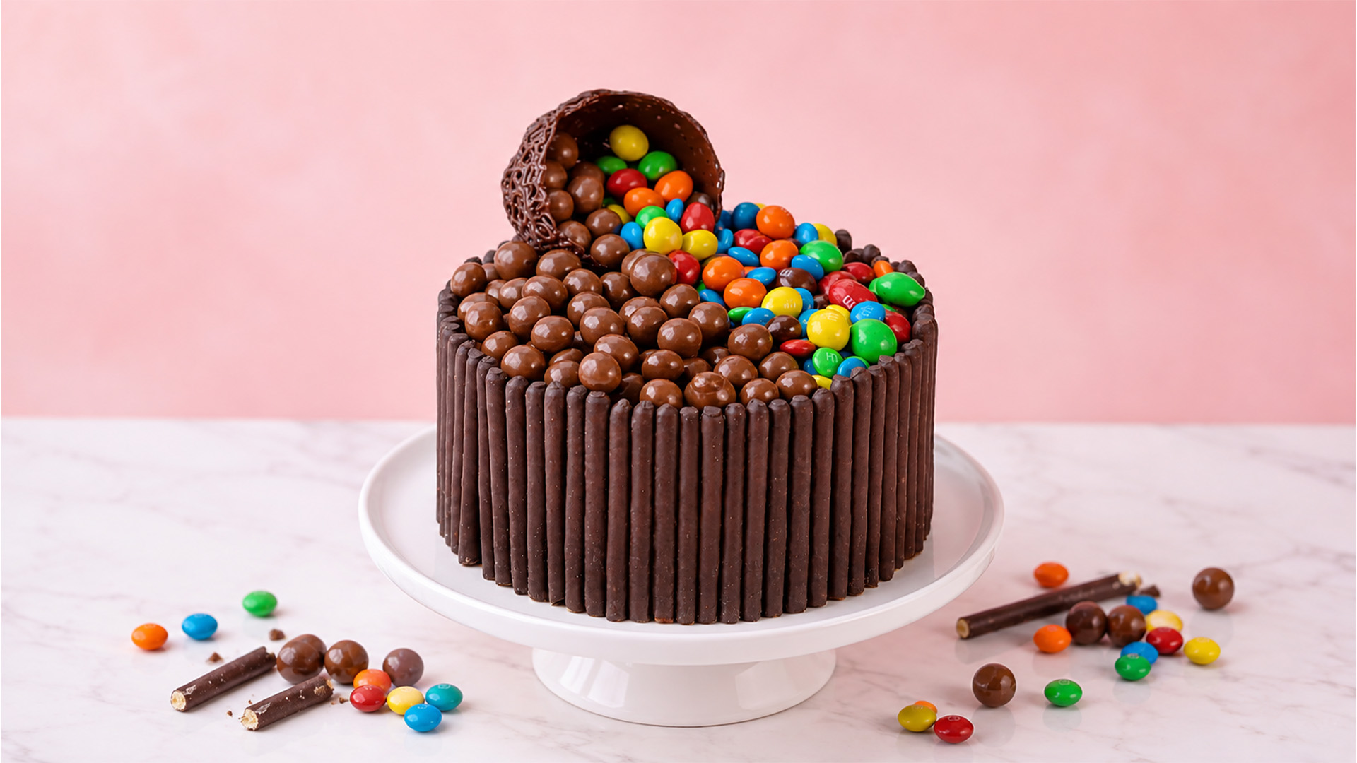 Trying A Chocolate Cake Packed With Sweet Extras