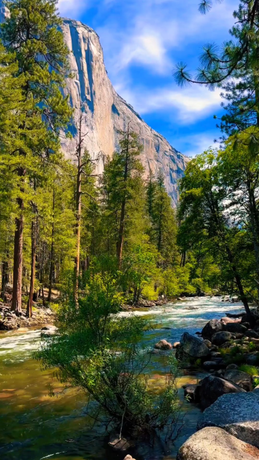 Yosemite travel guide featuring the famous El Capitan view