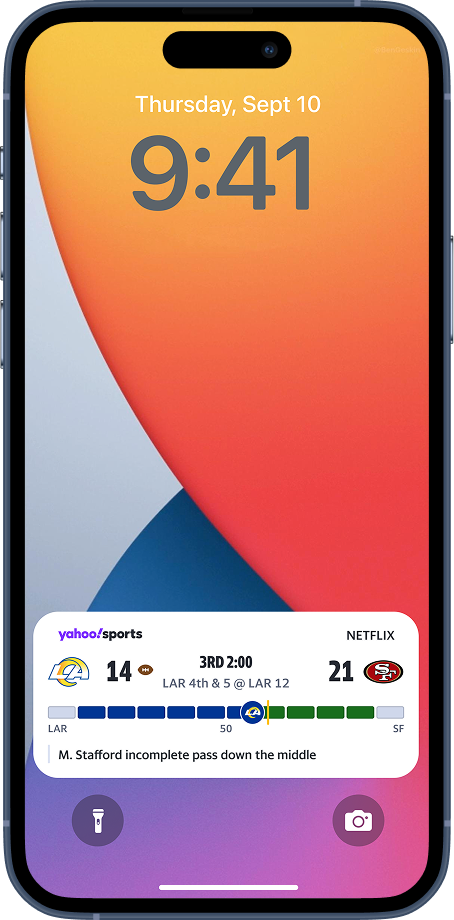 Live updates on your lock screen, now on Android — and even better on iOS