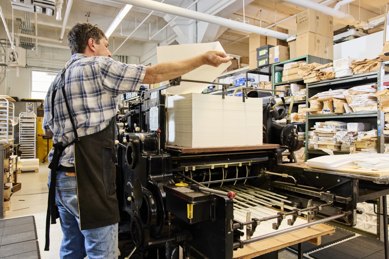 This vintage printing press has become a darling of Silicon Valley