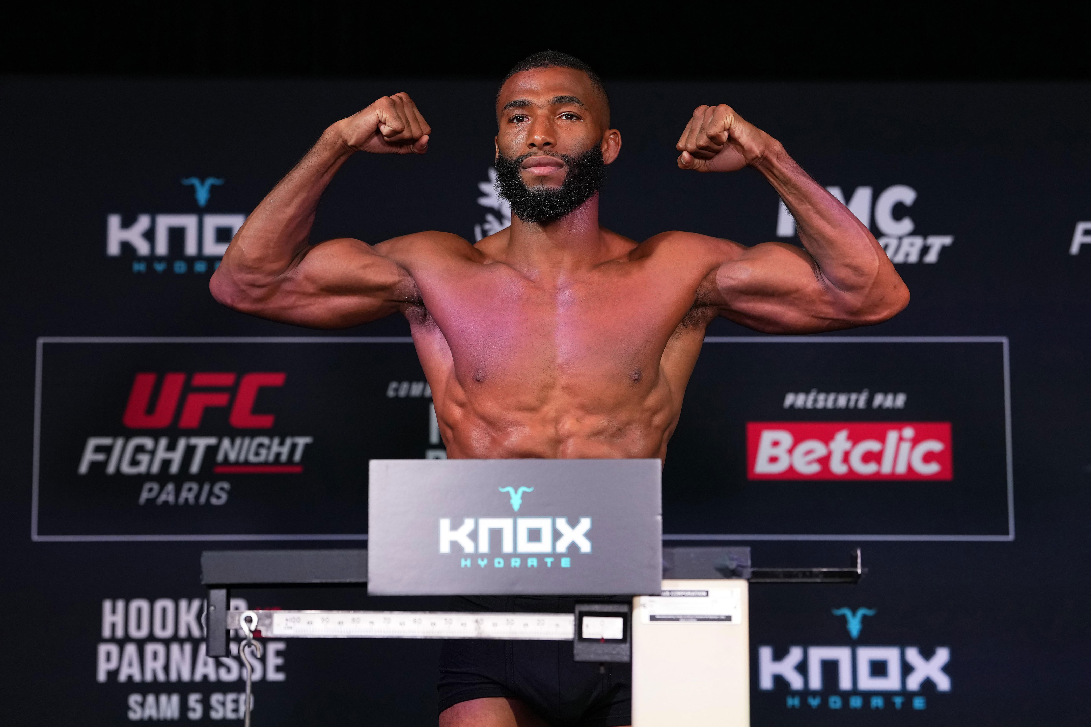 UFC Paris ceremonial weigh ins video, live stream results!