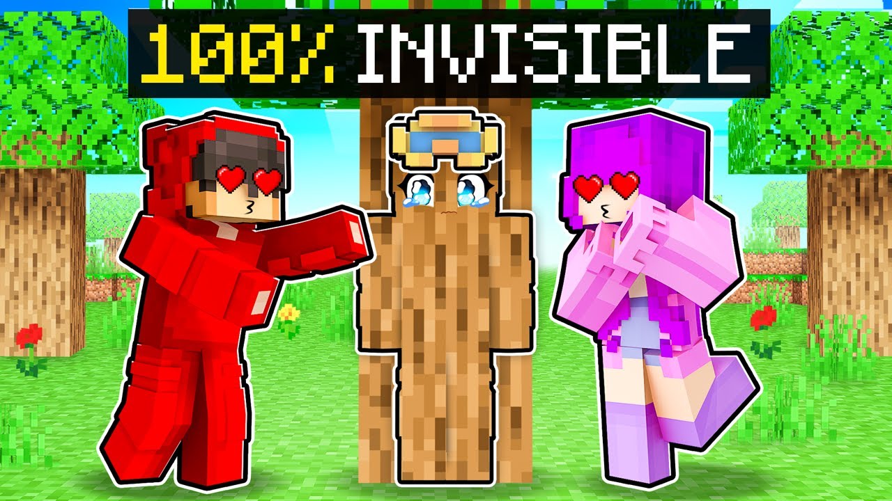 I turned 100% invisible in Minecraft