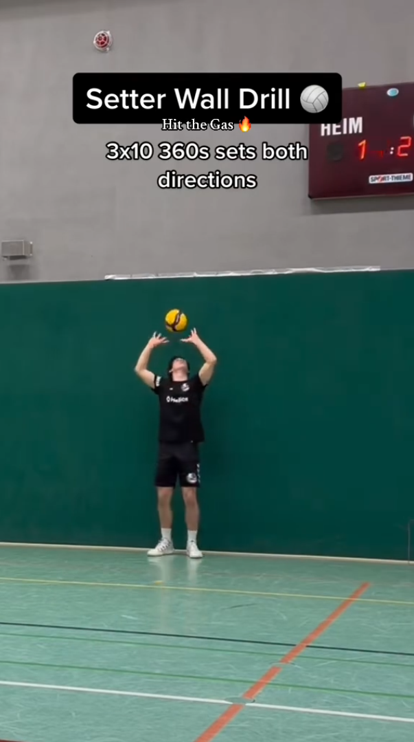 Every volleyball setter should practice this drill