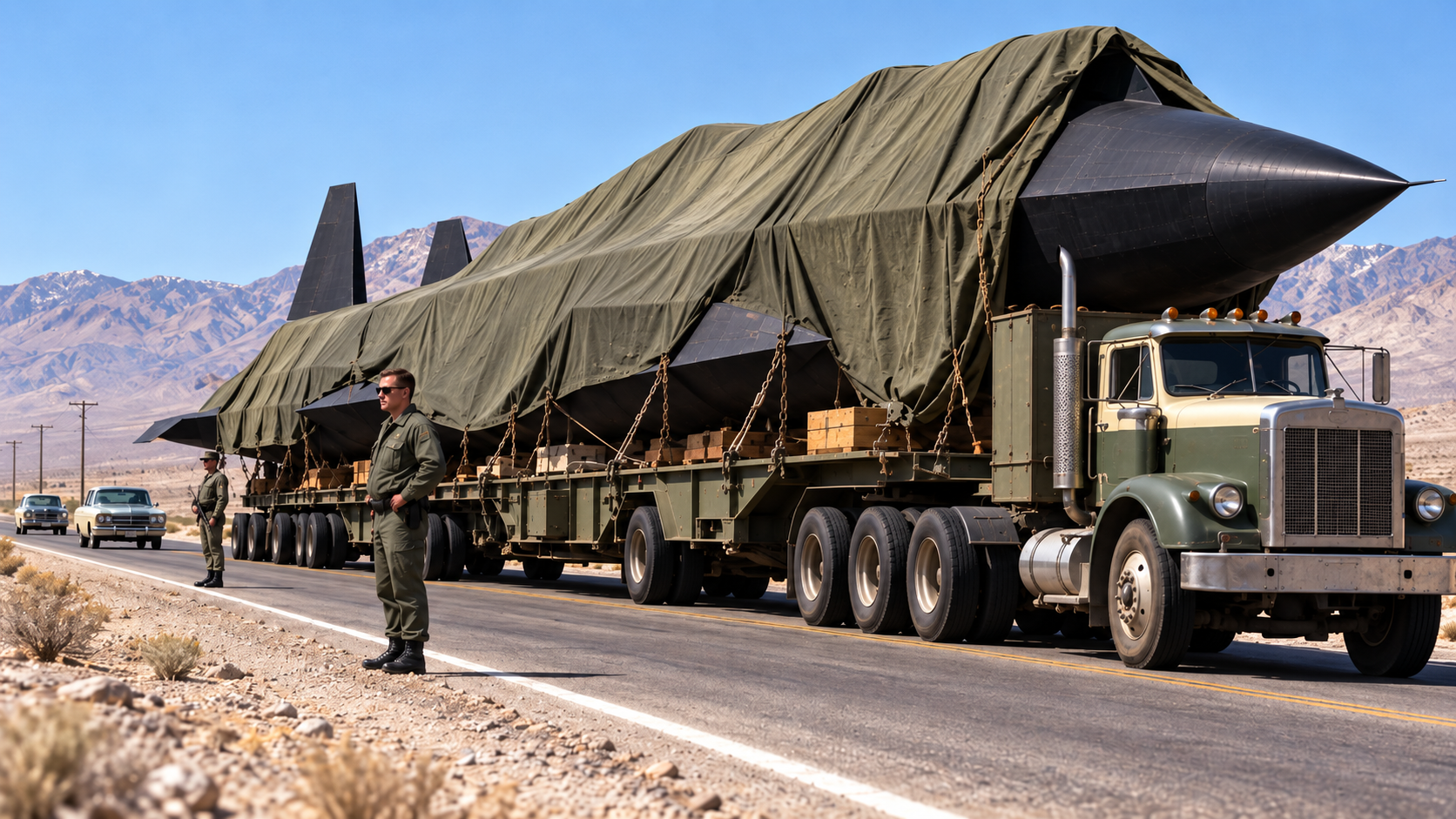 How the CIA hid a Mach 3 spy plane on American highways