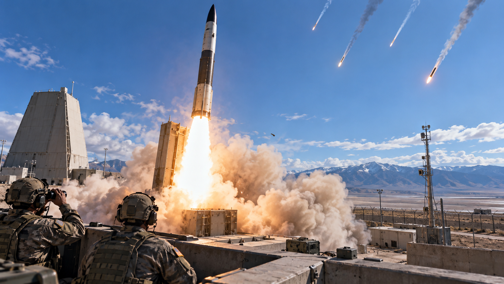 How many nuclear missiles can the United States intercept?