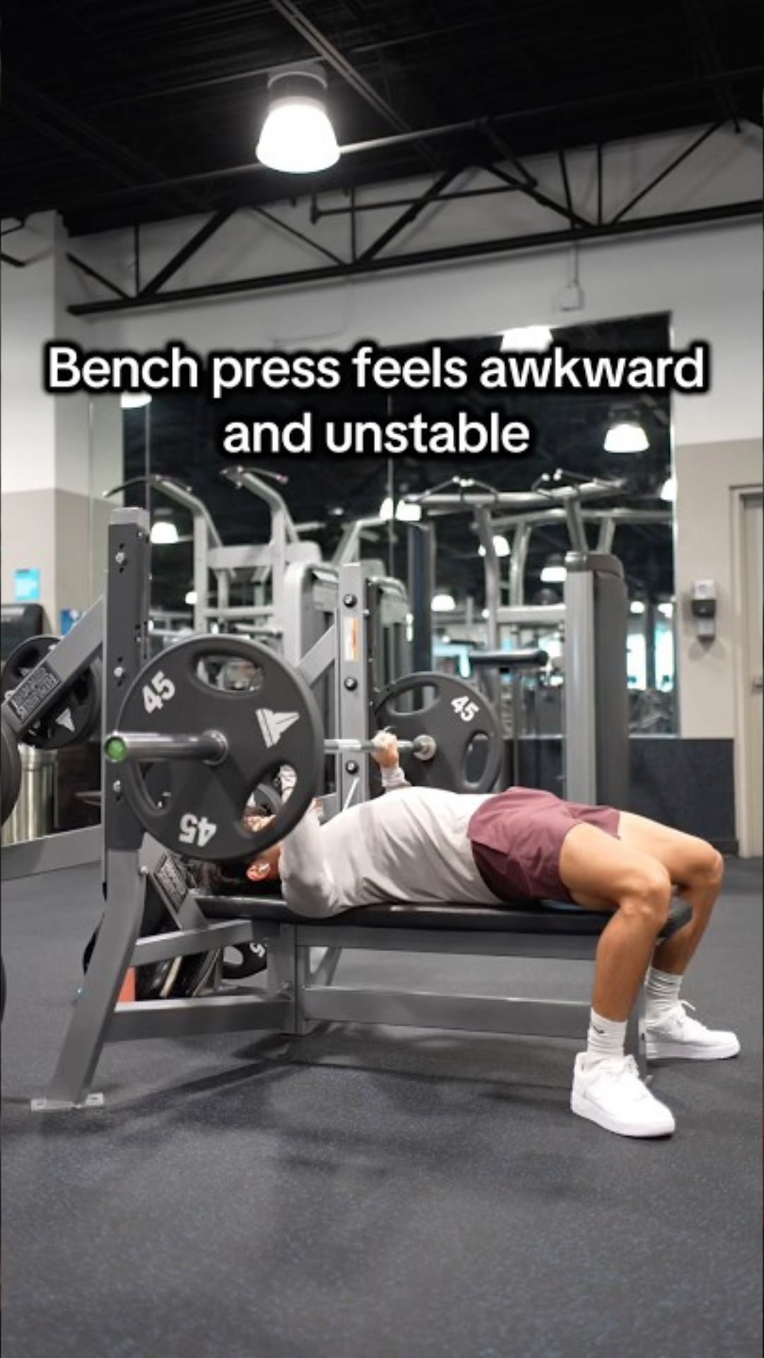 How to fix an unstable bench press