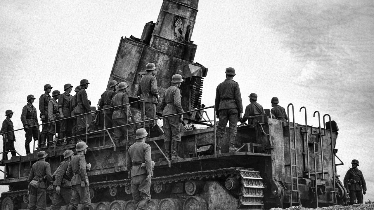 Its Shells Weighed Nearly 4,800 Lbs - Then Germany Mounted the Mortar ...