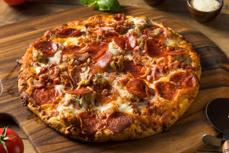 Pizza is on the giant list of food he wants before he dies