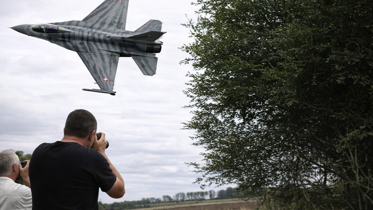 The F-16C is almost invisible on approach - then beast mode fills the ...