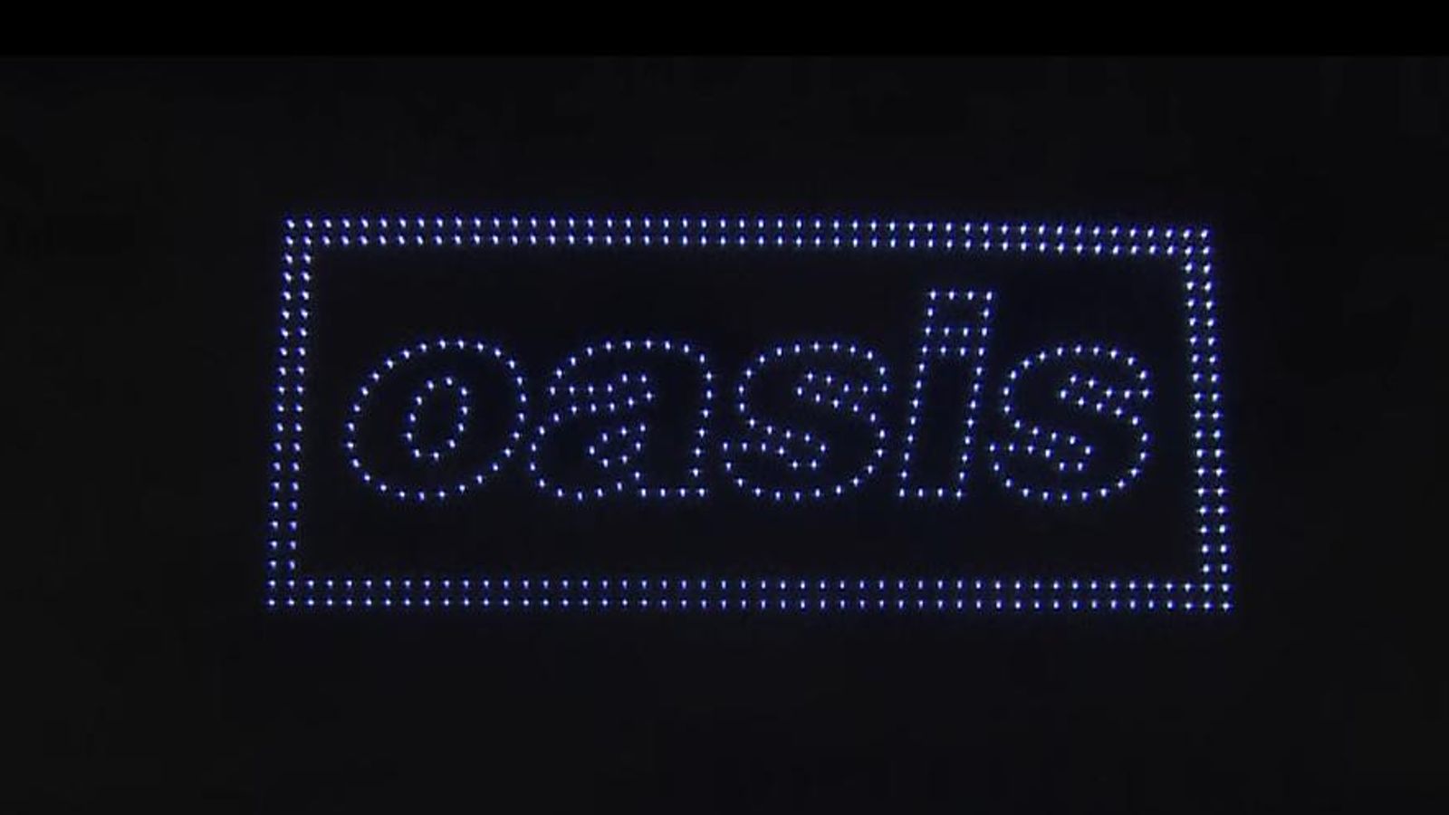Have Oasis revealed tour announcement date with drone display?