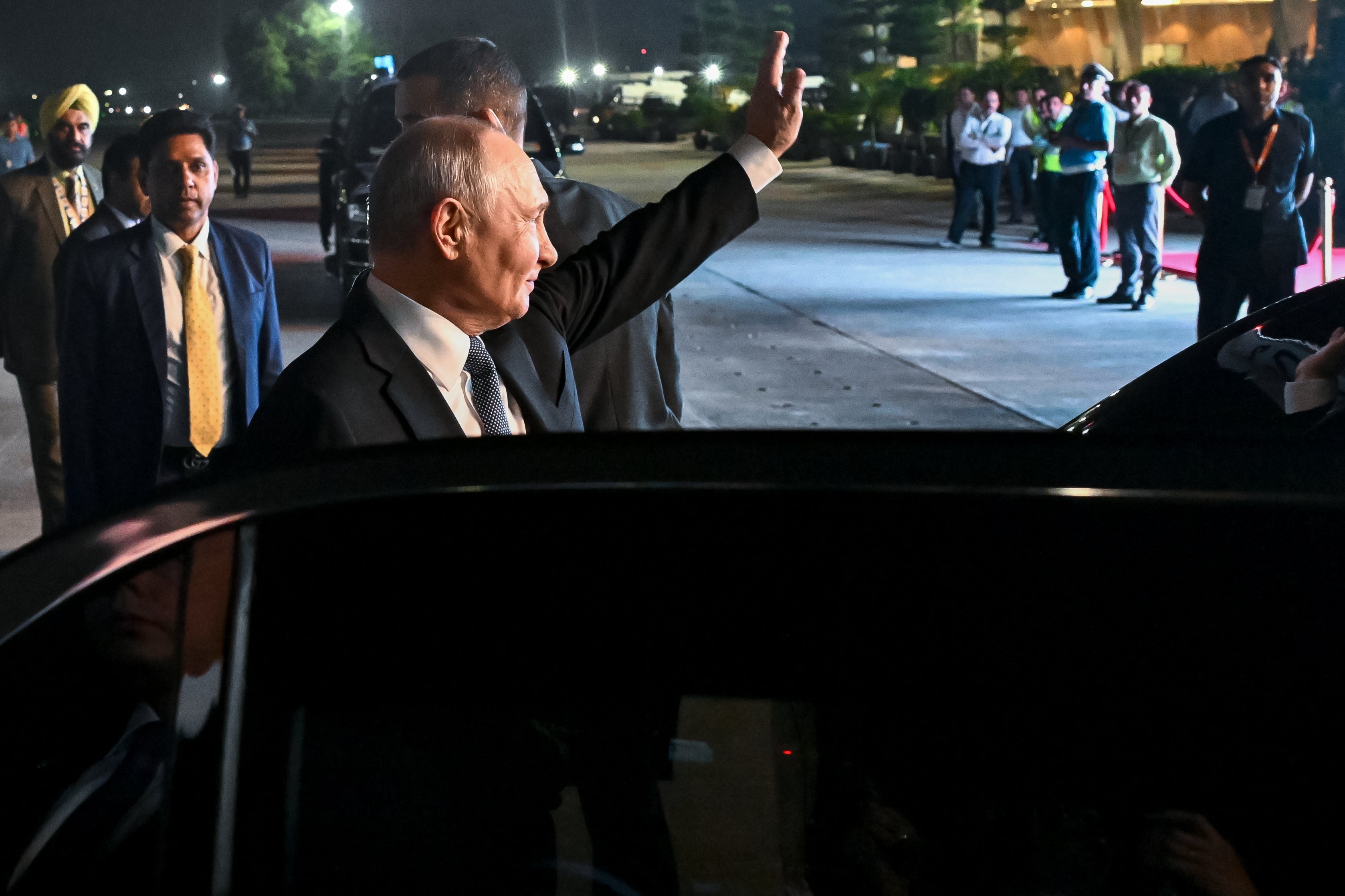 Putin arrives in Delhi for BRICS summit overshadowed by wars