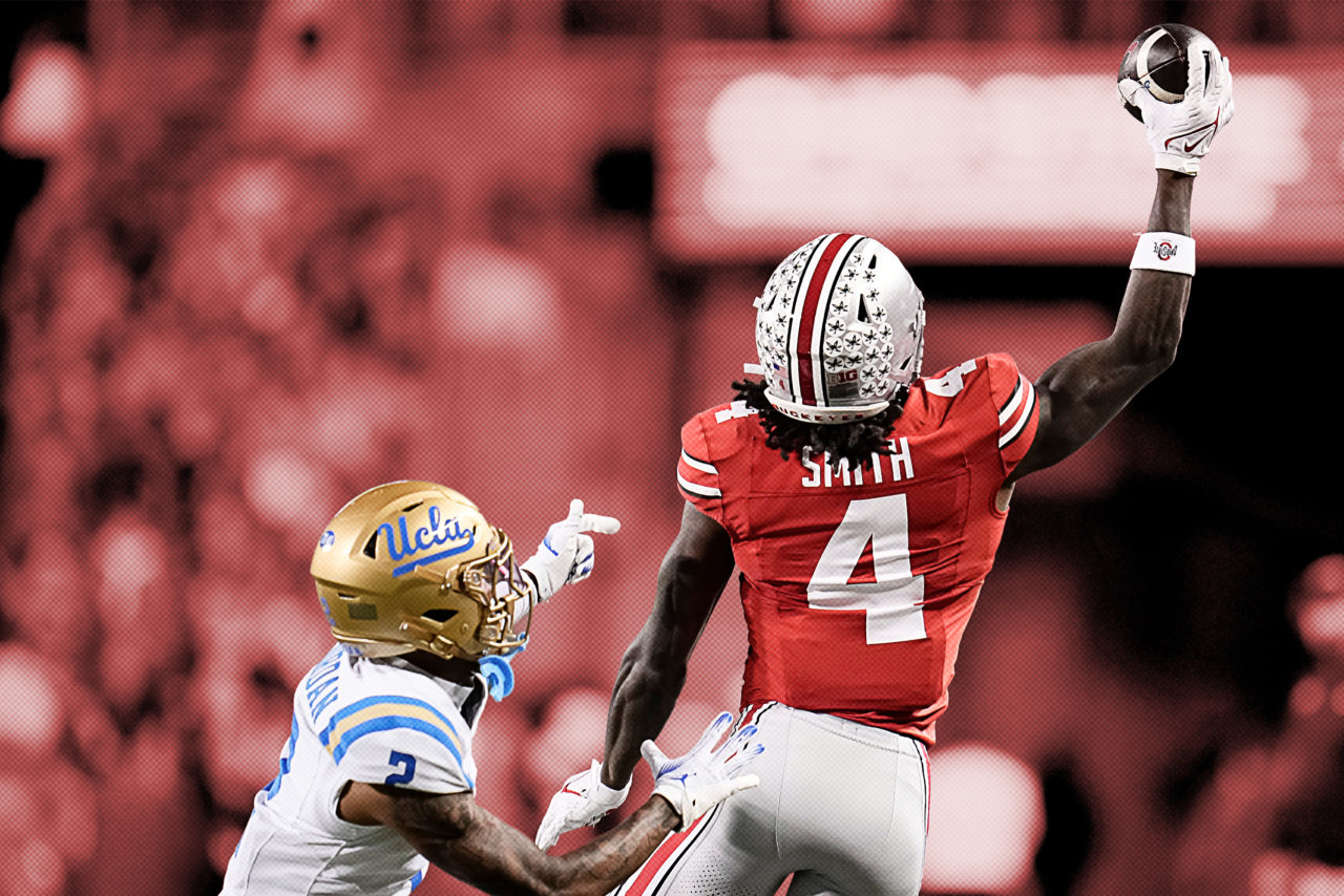 He's college football's biggest gamebreaker—and the master of the circus catch