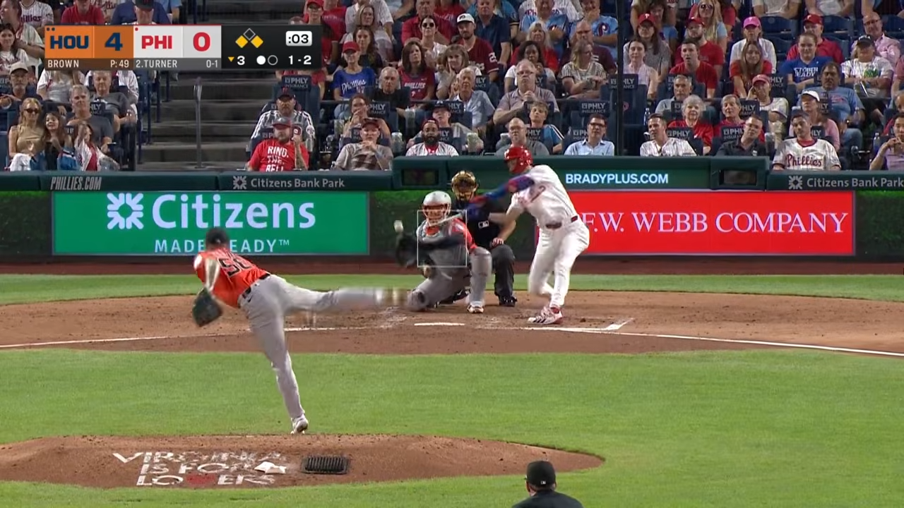 This ball left the yard on a technicality... this wasn’t a home run ...