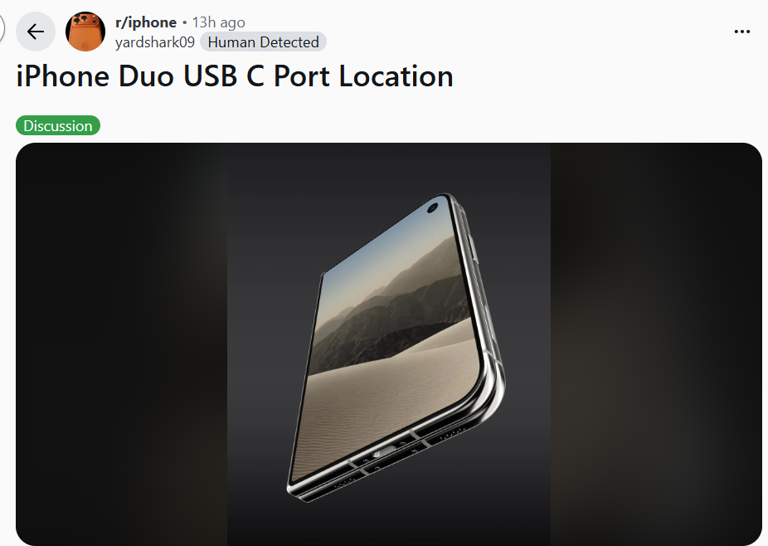 Apple user notices odd feature in new foldable iPhone: 'Awkward'