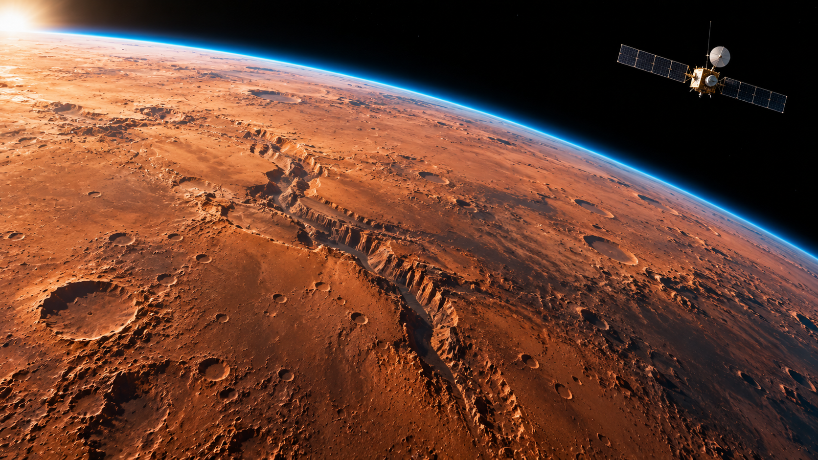 Mars atmosphere - the first real images of the red planet’s thin air