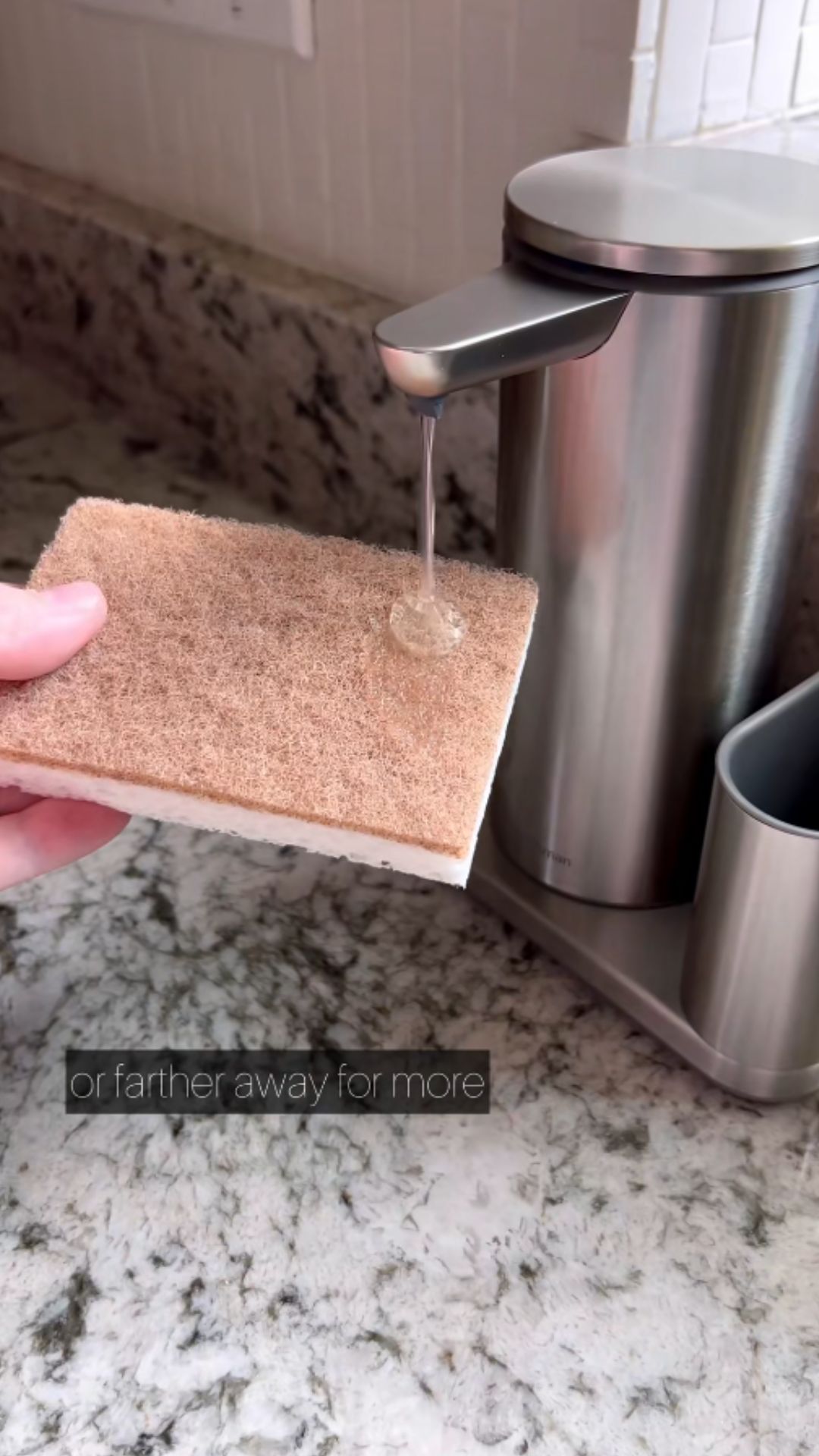 This automatic soap dispenser makes daily tasks easier