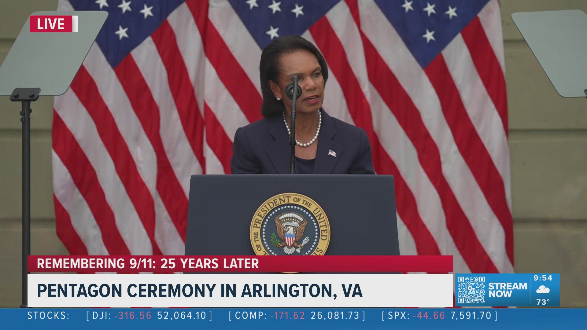 Condoleezza Rice speaks at the 9/11 Pentagon ceremony | Remembering 9/ ...