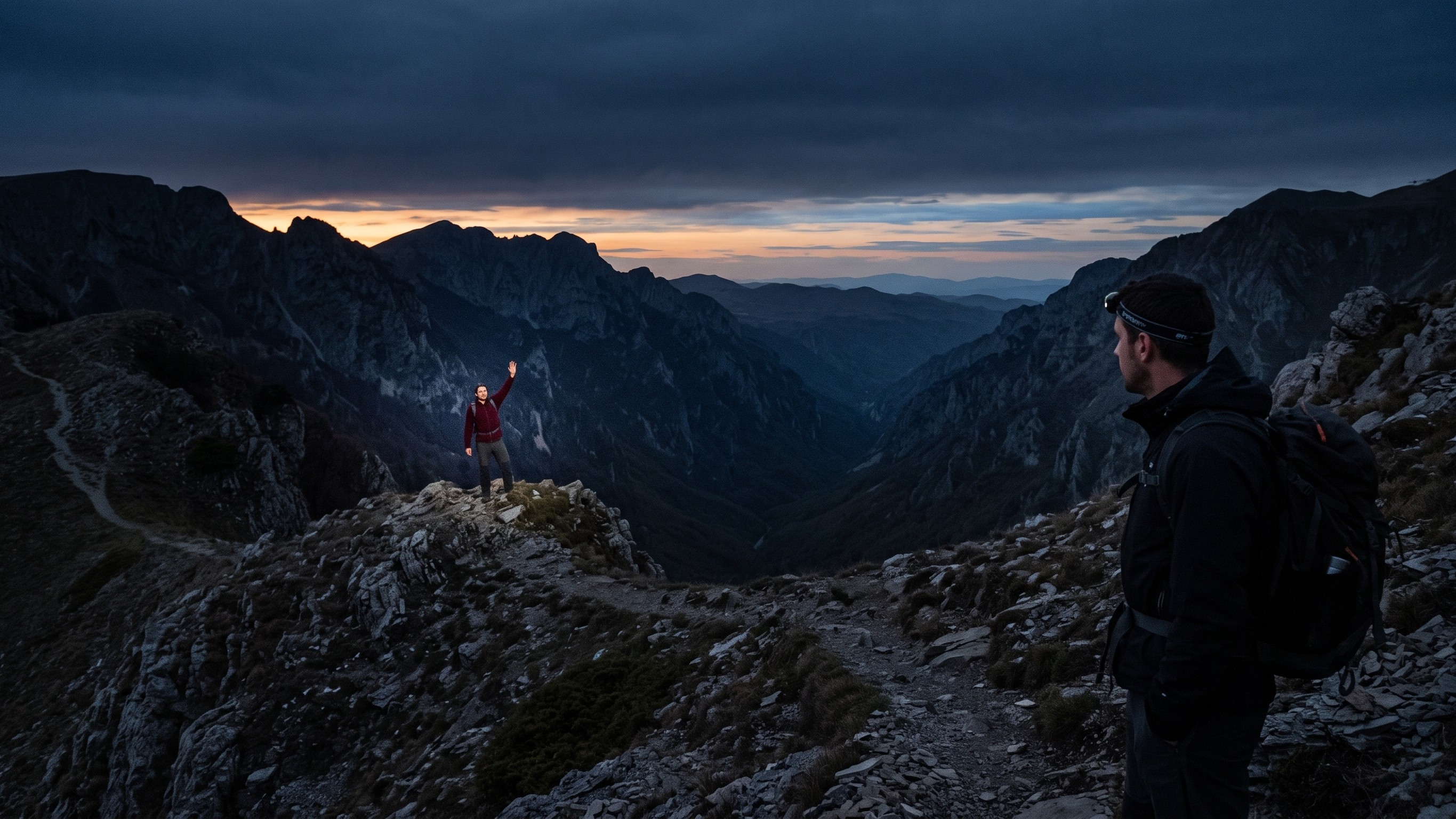 Hiker sees stranger standing exactly where a boulder nearly killed them ...