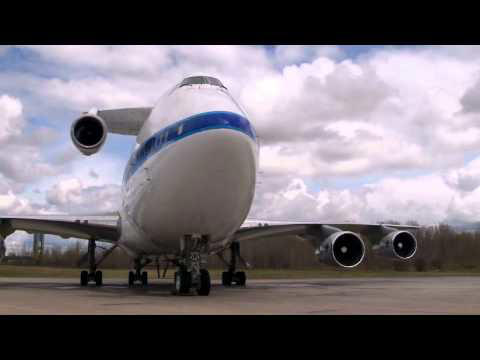 There's a Boeing 747 that has a surreal fifth engine on it and this is ...