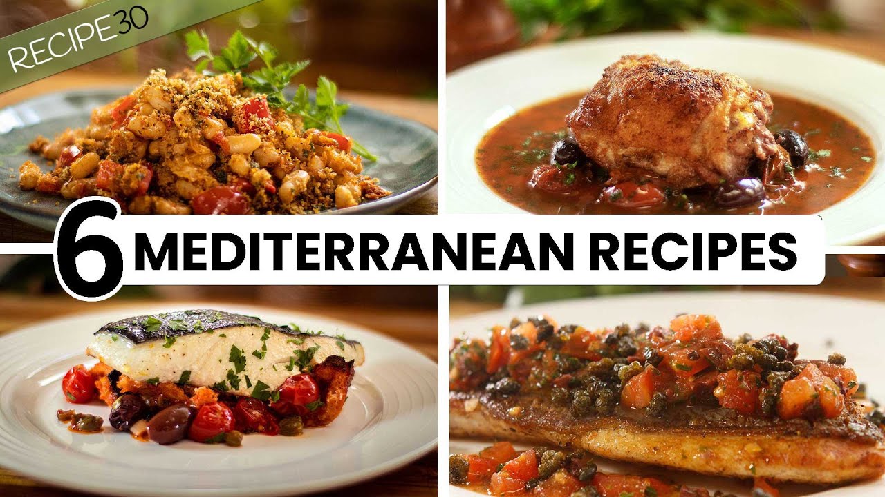 6 healthy Mediterranean recipes - nourish & delight