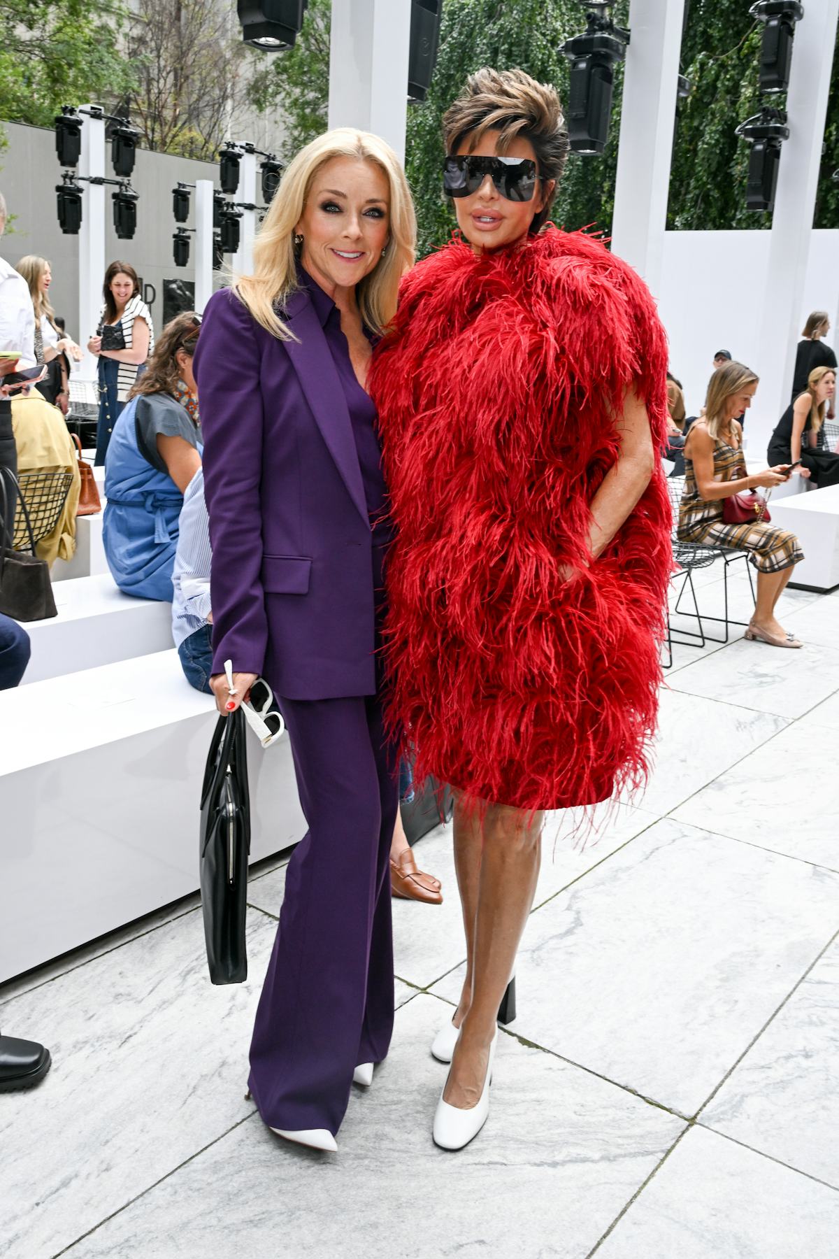 Michael Kors' spring 2027 front row was packed with bold looks