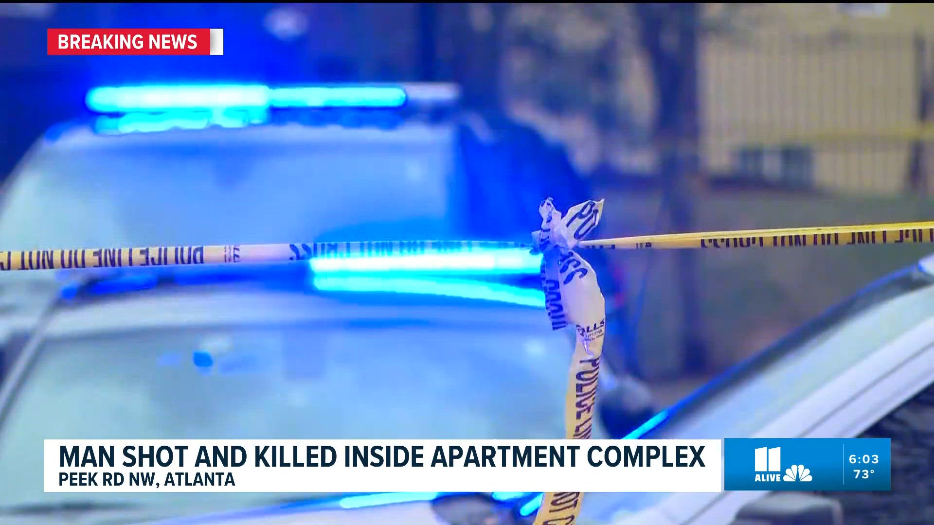 1 dead in Atlanta shooting at apartment complex