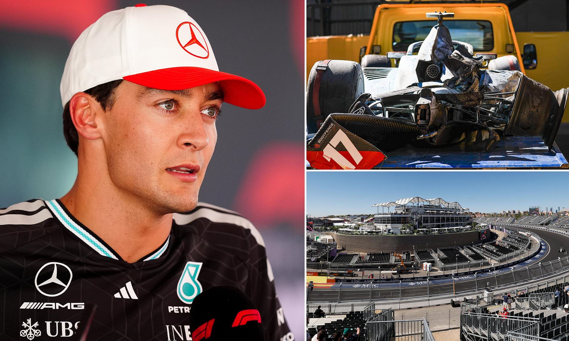 Russell sounds the alarm over 'mental' Madrid track after Verstappen labelled it a 'car-killer'