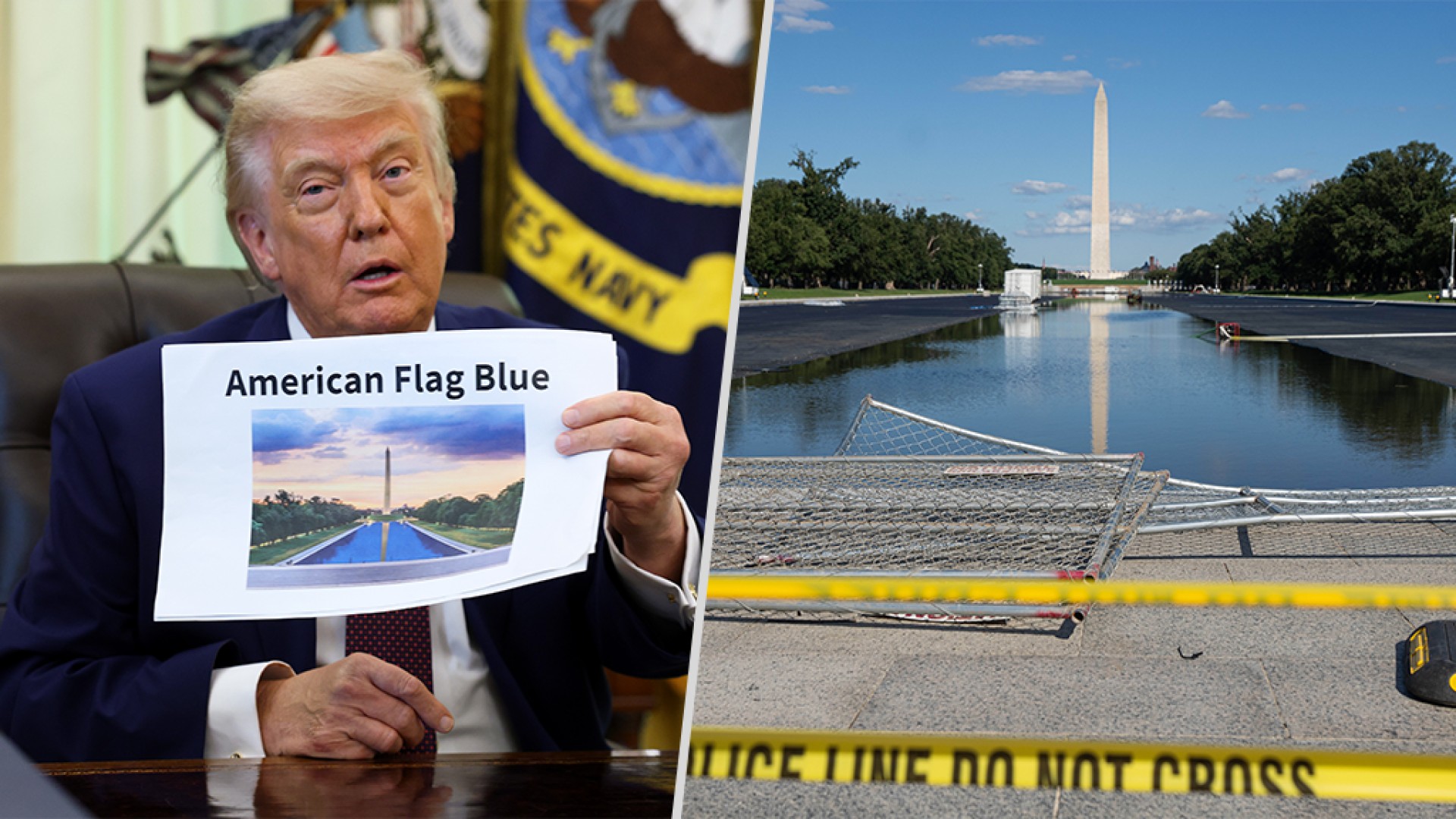 Reflecting pool contractor admits its repairs caused damage, not ...