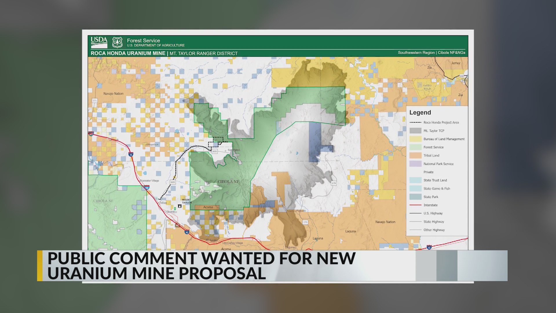Public comment opens on proposed uranium mine project near Grants