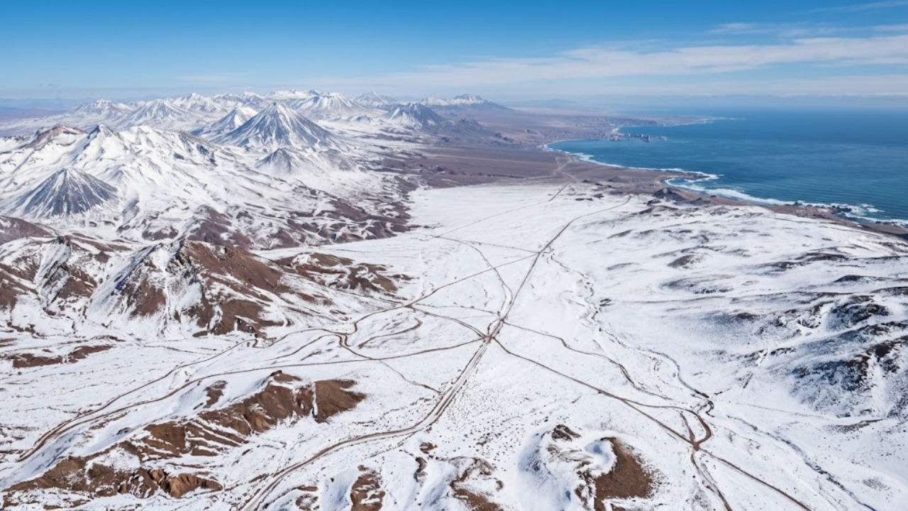 NASA observes uncommon snowfall in Chile's Atacama Desert