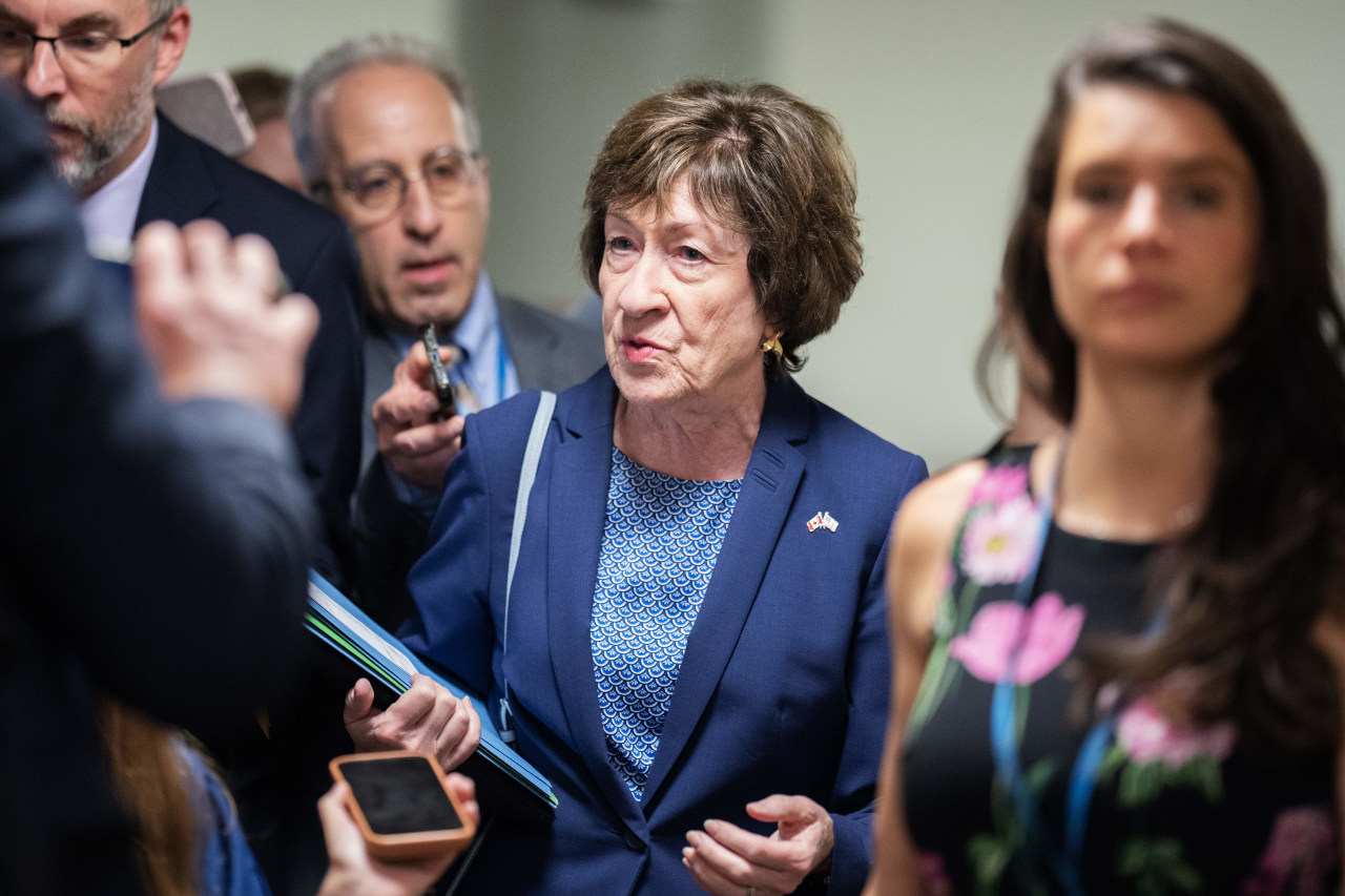 Embattled Sen. Susan Collins criticizes Trump's Canada insults