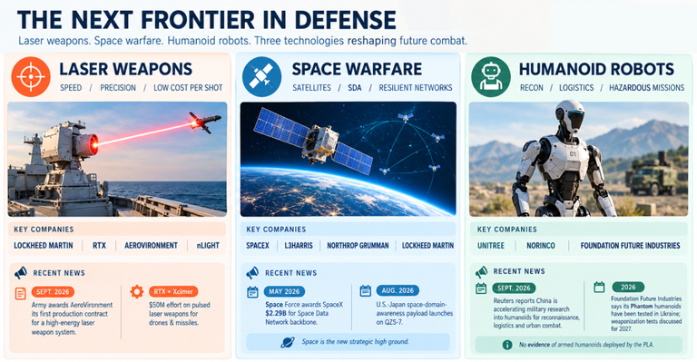 Laser weapons, space dogfights, and humanoid robots: The future of the ...