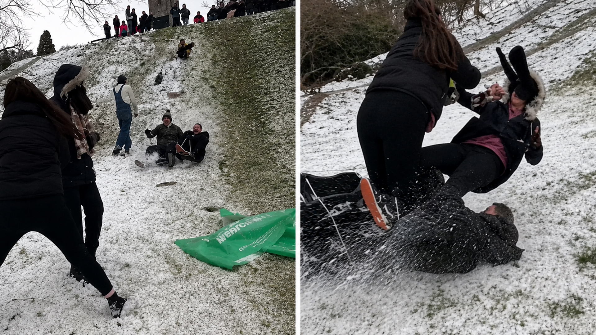 These bystanders got caught in someone else’s mistake