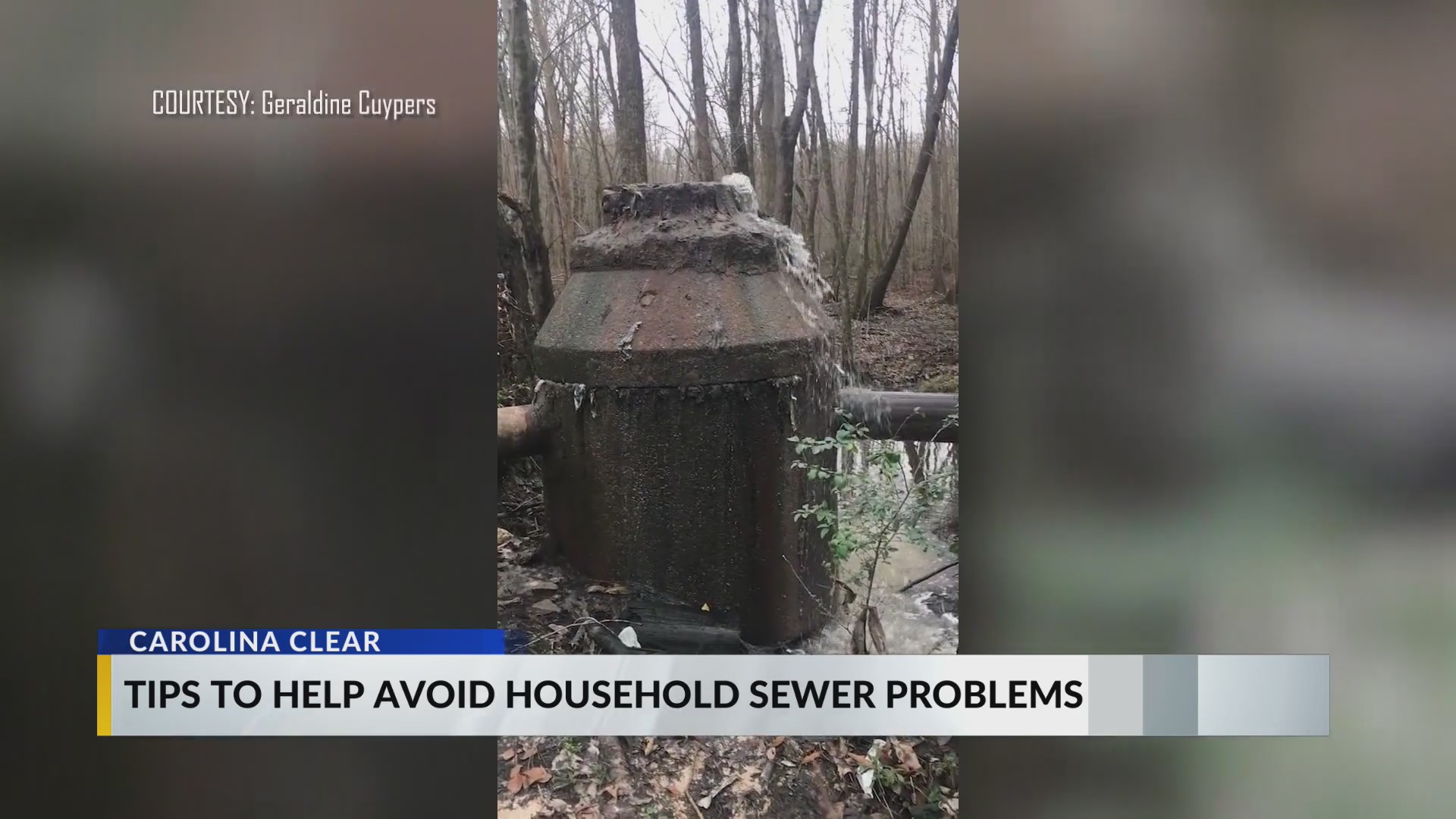 Tips to help avoid household sewer problems